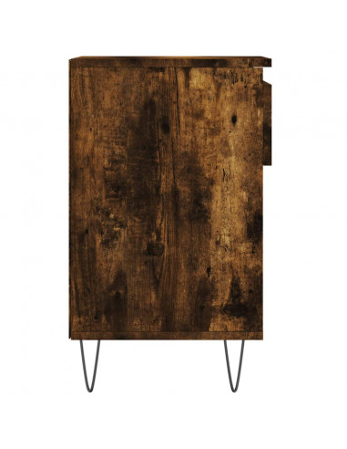 Scarpiera Rovere Fumo 102x36x60 cm in Legno Multistrato