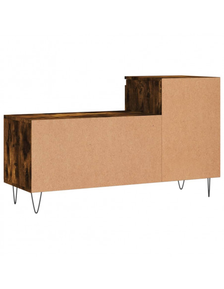 Scarpiera Rovere Fumo 102x36x60 cm in Legno Multistrato