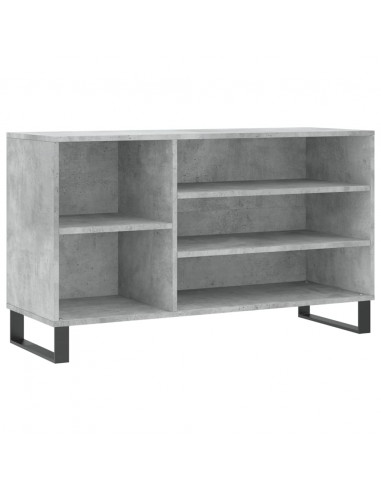 Scarpiera Grigio Cemento 102x36x60 cm in Legno Multistrato