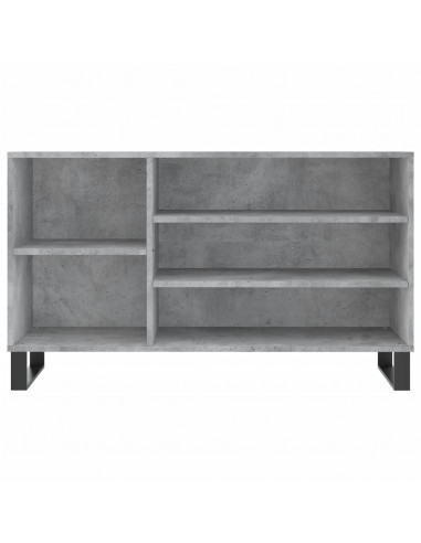 Scarpiera Grigio Cemento 102x36x60 cm in Legno Multistrato