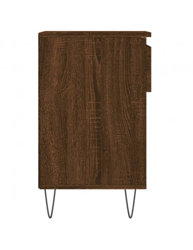 Scarpiera Rovere Marrone 102x36x60 cm in Legno Multistrato