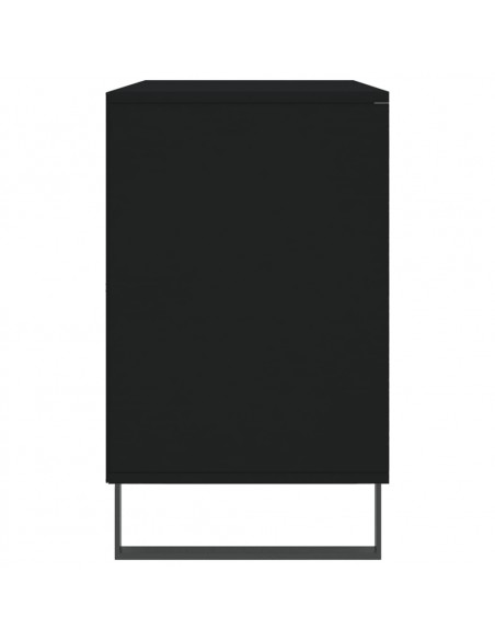 Scarpiera Nera 102x36x60 cm in Legno Multistrato