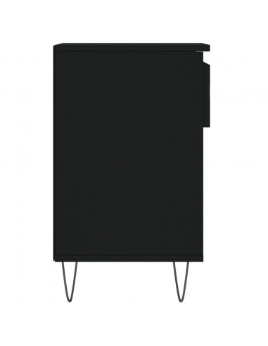 Scarpiera Nera 102x36x60 cm in Legno Multistrato