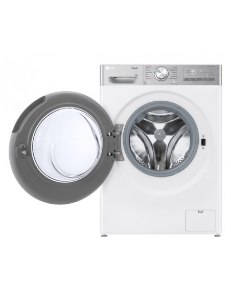 LG F4R9009TPWC Lavatrice 9kg AI DD, Classe A-40%, 1400 giri, TurboWash, Vapore
