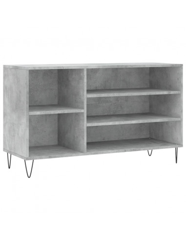 Scarpiera Grigio Cemento 102x36x60 cm in Legno Multistrato