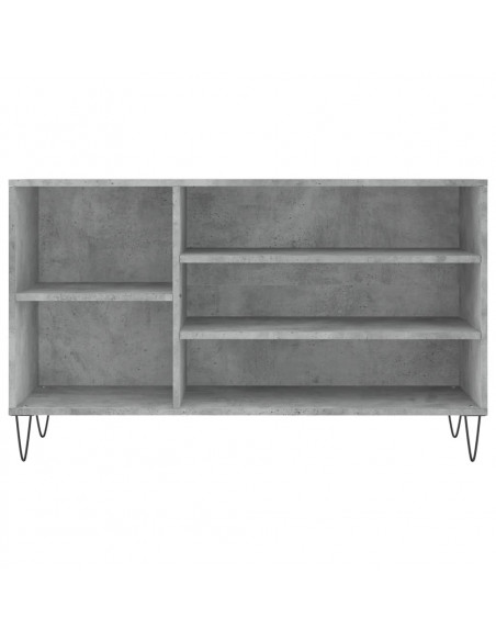 Scarpiera Grigio Cemento 102x36x60 cm in Legno Multistrato