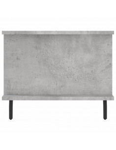 Tavolino da Salotto Grigio Cemento 90x50x40cm Legno Multistrato 2