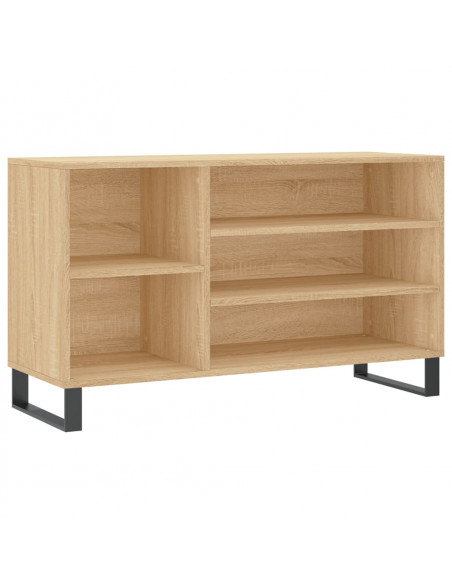 Scarpiera Rovere Sonoma 102x36x60 cm in Legno Multistrato
