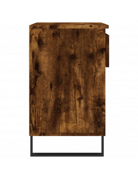 Scarpiera Rovere Fumo 70x36x60 cm in Legno Multistrato