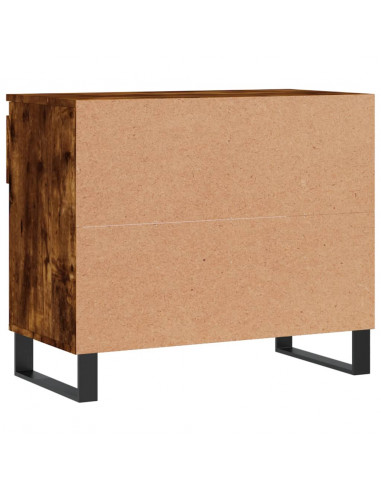 Scarpiera Rovere Fumo 70x36x60 cm in Legno Multistrato