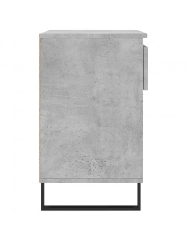 Scarpiera Grigio Cemento 70x36x60 cm in Legno Multistrato