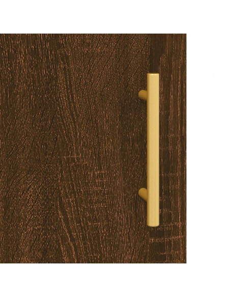 Tavolino da Salotto Rovere Fumo 90x50x40cm in Legno Multistrato