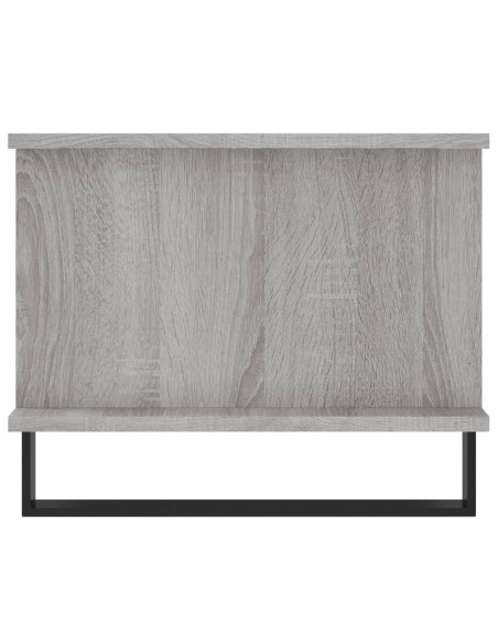 Tavolino da Salotto Grigio Sonoma 90x50x40 cm Legno Multistrato