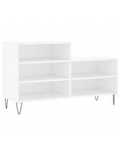 Scarpiera Bianca 102x36x60 cm in Legno Multistrato 2