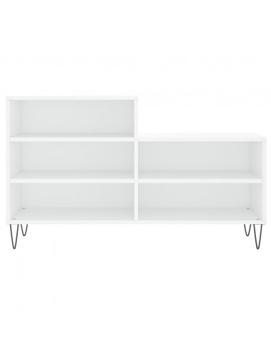 Scarpiera Bianca 102x36x60 cm in Legno Multistrato