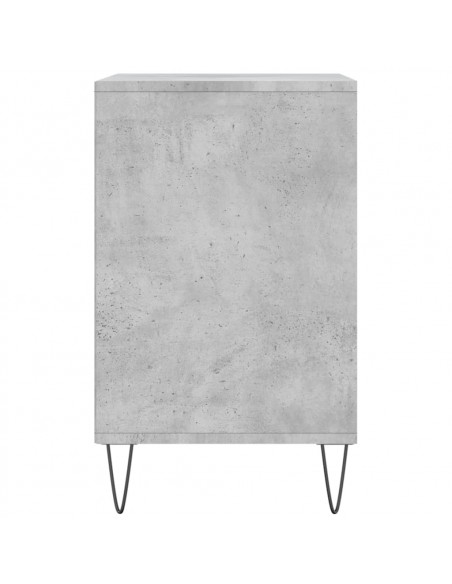 Scarpiera Grigio Cemento 102x36x60 cm in Legno Multistrato