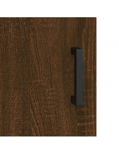 Tavolino da Salotto Rovere Marrone 90x50x40cm Legno Multistrato