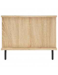 Tavolino da Salotto Rovere Sonoma 90x50x40 cm Legno Multistrato 2