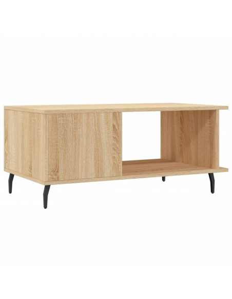 Tavolino da Salotto Rovere Sonoma 90x50x40 cm Legno Multistrato