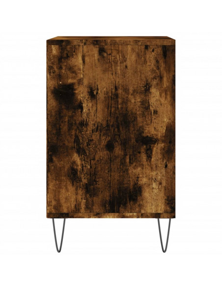 Scarpiera Rovere Fumo 102x36x60 cm in Legno Multistrato