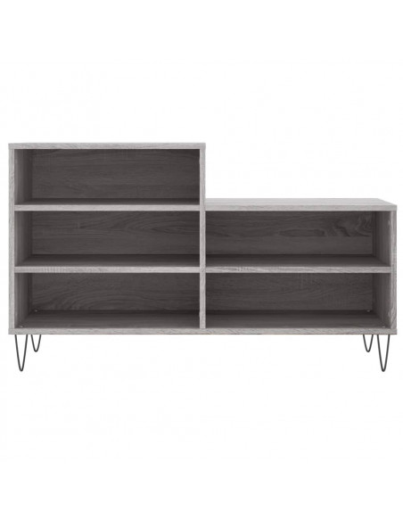 Scarpiera Grigio Sonoma 102x36x60 cm in Legno Multistrato