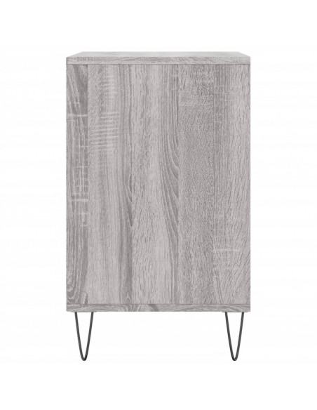 Scarpiera Grigio Sonoma 102x36x60 cm in Legno Multistrato