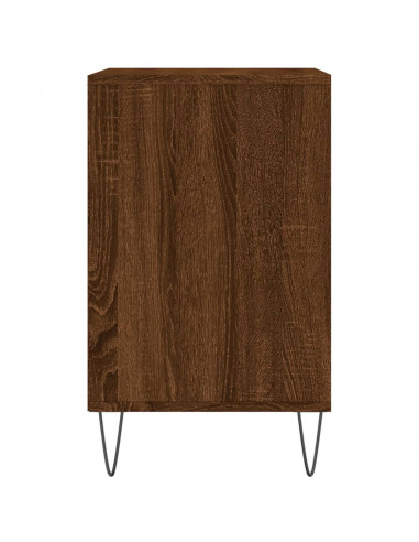 Scarpiera Rovere Marrone 102x36x60 cm in Legno Multistrato