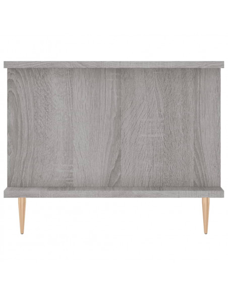 Tavolino da Salotto Grigio Sonoma 90x50x40 cm Legno Multistrato