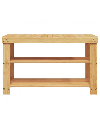 Scarpiera 3 Ripiani 70x27,5x45 cm Bambù