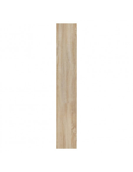 Scarpiera Rovere Sonoma 63x24x147 cm in Legno Multistrato