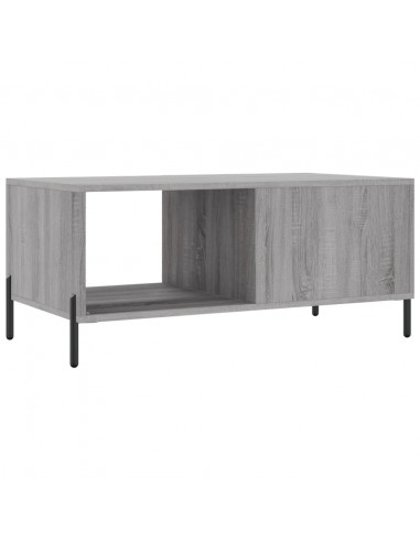 Tavolino da Salotto Grigio Sonoma 90x50x40 cm Legno Multistrato