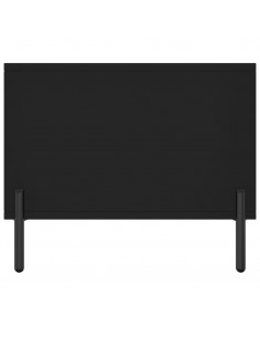 Tavolino da Salotto Nero 90x50x40 cm in Legno Multistrato 2