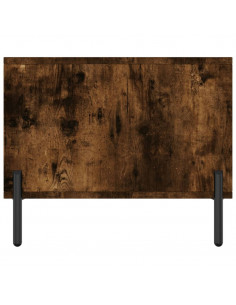 Tavolino da Salotto Rovere Fumo 90x50x40cm in Legno Multistrato 2