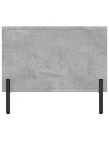 Tavolino da Salotto Grigio Cemento 90x50x40cm Legno Multistrato