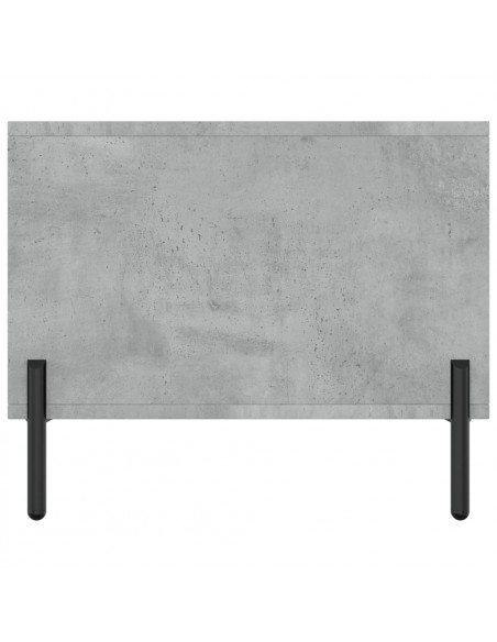 Tavolino da Salotto Grigio Cemento 90x50x40cm Legno Multistrato