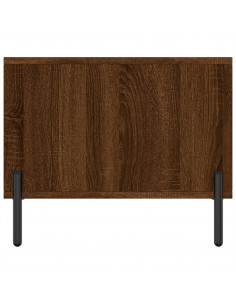 Tavolino da Salotto Rovere Marrone 90x50x40cm Legno Multistrato 2