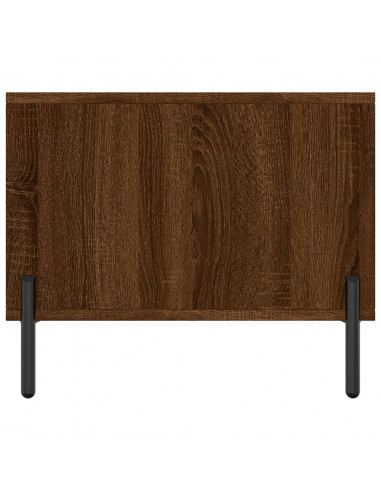 Tavolino da Salotto Rovere Marrone 90x50x40cm Legno Multistrato