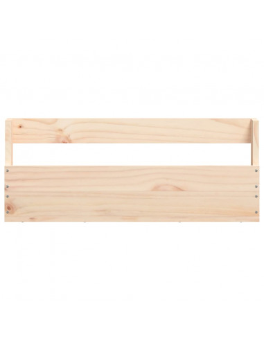 Scarpiere a Parete 2 pz 59x9x23 cm Legno Massello di Pino