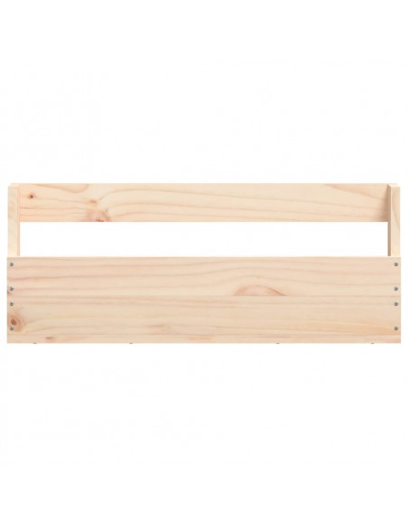 Scarpiere a Parete 2 pz 59x9x23 cm Legno Massello di Pino