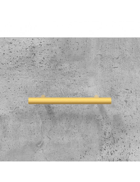 Tavolino Salotto Grigio Cemento 102x50x40 cm Legno Multistrato