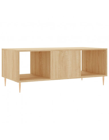 Tavolino da Salotto Rovere Sonoma 102x50x40cm Legno Multistrato