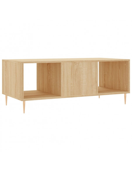 Tavolino da Salotto Rovere Sonoma 102x50x40cm Legno Multistrato