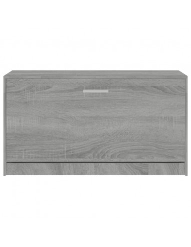 Scarpiera Grigio Sonoma 80x24x45 cm in Legno Multistrato