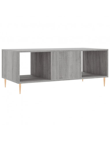 Tavolino da Salotto Grigio Sonoma 102x50x40cm Legno Multistrato