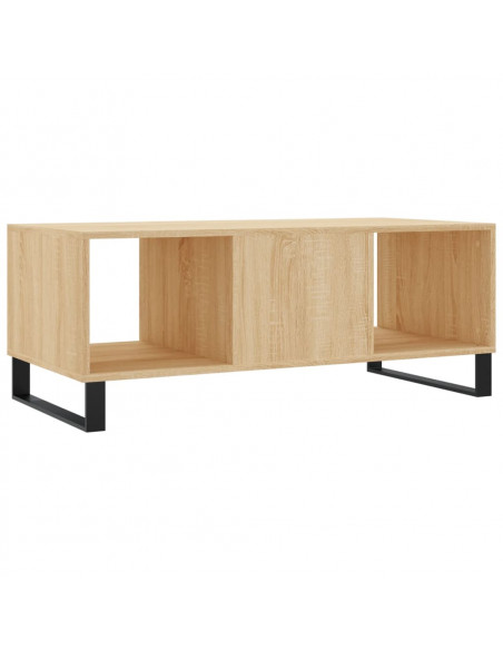 Tavolino da Salotto Rovere Sonoma 102x50x40cm Legno Multistrato