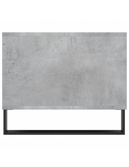 Tavolino Salotto Grigio Cemento 102x50x40 cm Legno Multistrato