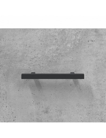 Tavolino Salotto Grigio Cemento 102x50x40 cm Legno Multistrato