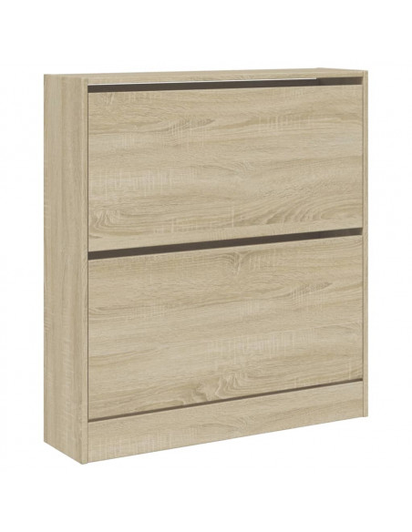 Scarpiera Rovere Sonoma 80x21x87,5 cm in Legno Multistrato