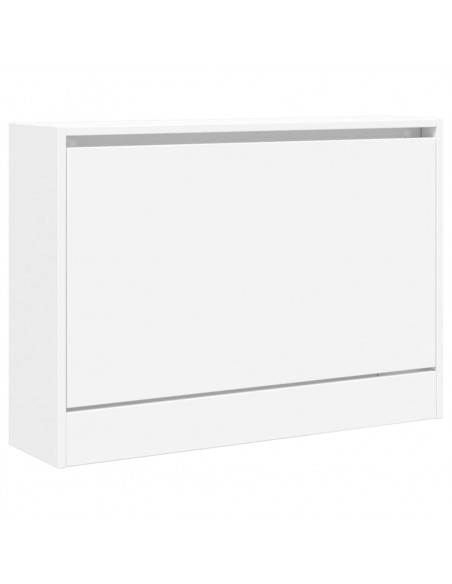 Scarpiera Bianca 80x21x57 cm in Legno Multistrato