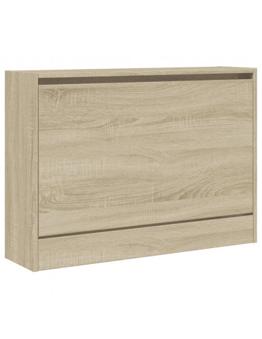 Scarpiera Rovere Sonoma 80x21x57 cm in Legno Multistrato